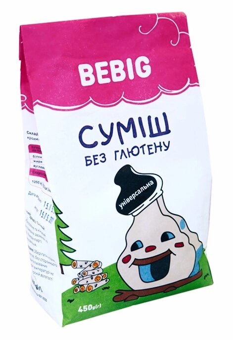 Суміш для випічки без глютену "Універсальна" ТМ BE BIG від компанії Діетмаркет "Душечка" - фото 1