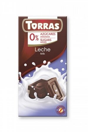 Torras Молочний шоколад без цукру від компанії Діетмаркет "Душечка" - фото 1