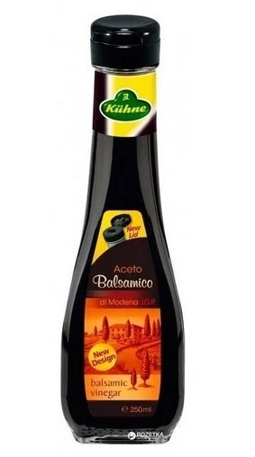 Уксус Kuhne Balsamico di Modena бальзамический из Модены 6% 250 мл від компанії Діетмаркет "Душечка" - фото 1