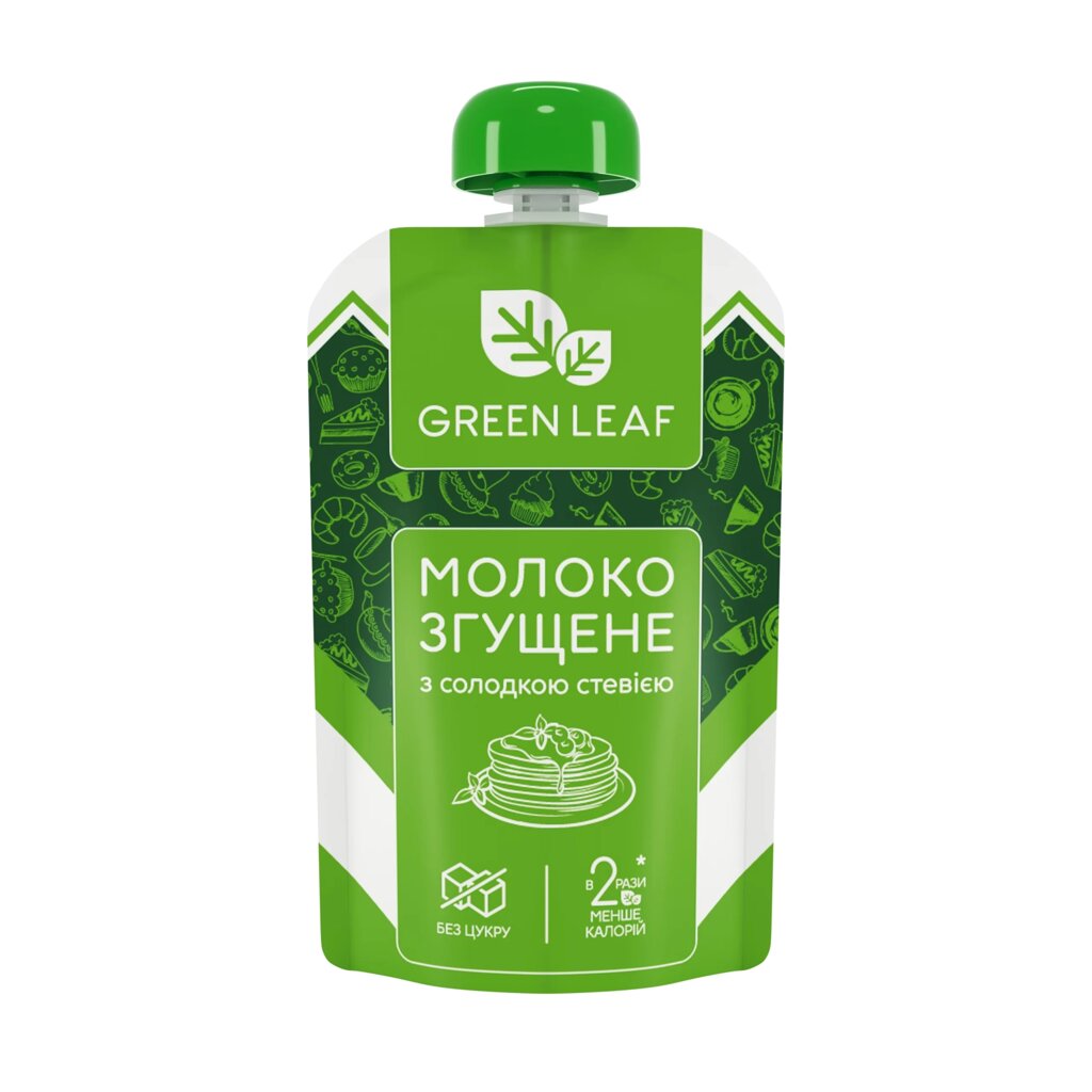 Згущене молоко зі стевією ТМ Green Leaf, 90 г від компанії Діетмаркет "Душечка" - фото 1