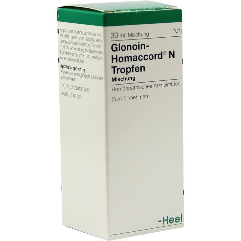 Глоноін Гомаккорд краплі 30мл. (Glonoin Homaccord N 30 ml) від компанії Альфа Медікал - фото 1