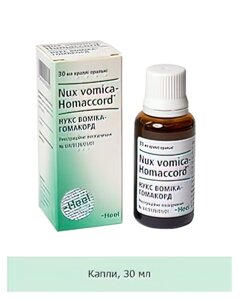 Нукс воміка Гомаккорд кап 30мл (Nux vomica-Homaccord) в Дніпропетровській області от компании Альфа Медикал