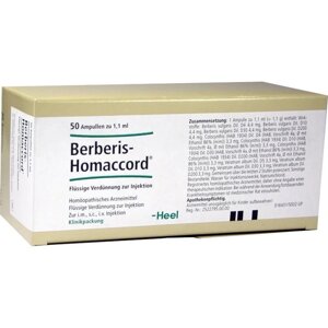 Берберіс Гомаккорд амп. №100 (Berberis Homaccord 100ampullen) в Дніпропетровській області от компании Альфа Медикал