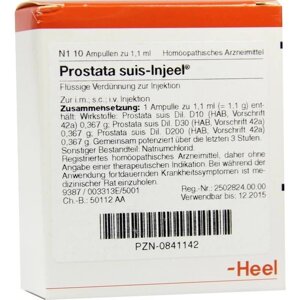 Простата суїс ін'ель 1,1мл. амп.№5 (Prostata suis- Injeel) в Дніпропетровській області от компании Альфа Медикал