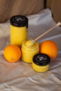 Крем-мед "Манго-обліпиха-апельсин"650 г)