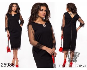 Маленьке чорне плаття великих розмірів з 48 по 60 розмір