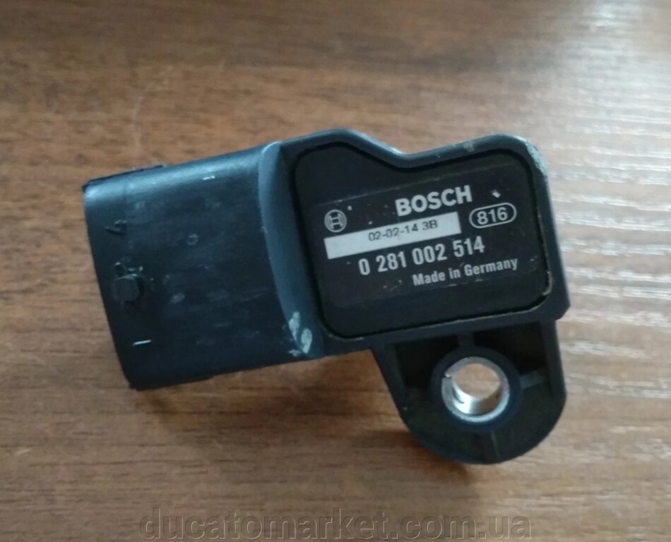 Датчик тиску повітря у впускному колекторі Peugeot Boxer II (2002-2006) 2.2 / 2.8HDI 1920FT, 0281002514,500351377,15097 від компанії DUCATOMARKET - фото 1