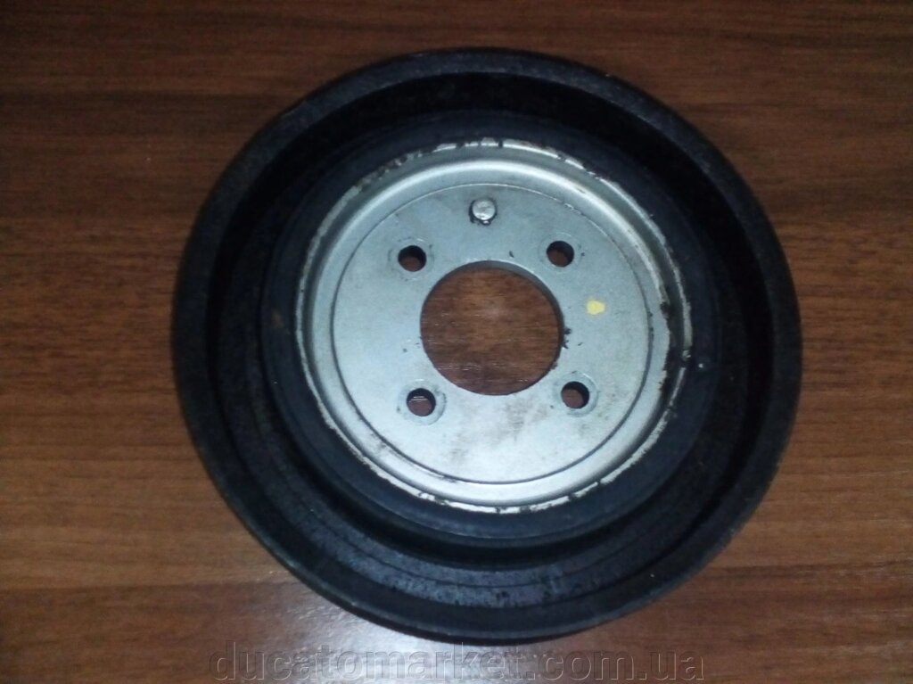 Шків коленвала демпферний 6 потічків Fiat Scudo 220 (2004-2006) 1.9D (DW8 / 1868) 9624596880,9637218980,0515Q6 від компанії DUCATOMARKET - фото 1