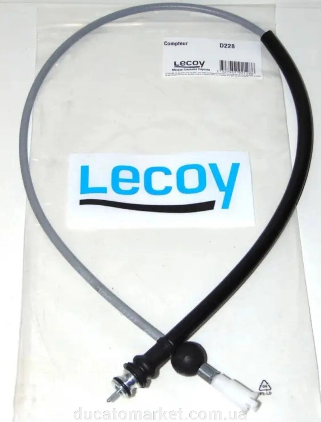 Трос приводу спідометра Citroen Jumpy (1995-2004) 6123L1, 6123H0, LECOY D228 від компанії DUCATOMARKET - фото 1
