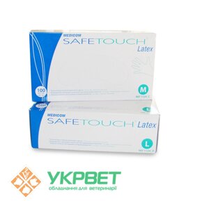 Рукавички латексні неопудрені Safe Touch XS