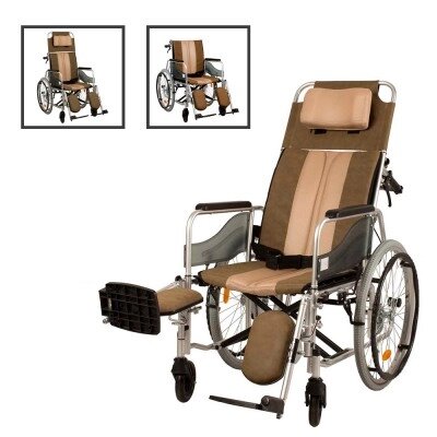 Багатофункціональна інвалідна візка з високою спиною для будинку та вуличного OSD-MOD-1-45