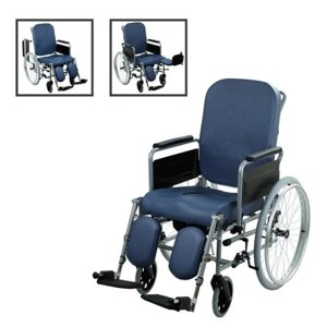 Сталевий інвалідний візок з санітарним обладнанням OSD-YU-ITC