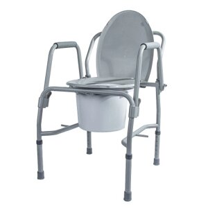 Сталевий стілець-туалет із відкидними підлокітниками OSD-2106D