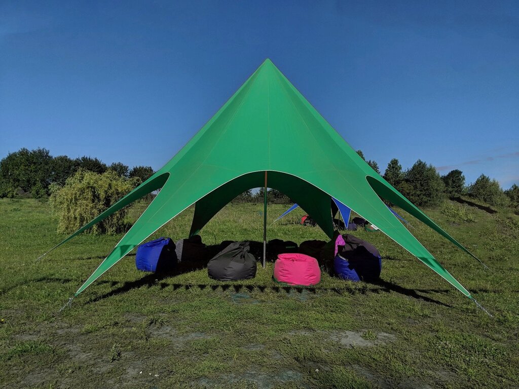 Палатка зеленая 10*5 метров -  Доставка по Украине за 1 день від компанії Інтернет магазин - намети тенти намету TENTEX - фото 1