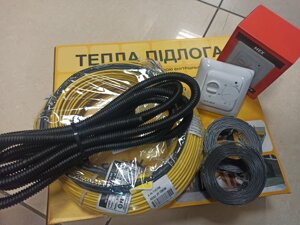 Тонкий двожильний кабель для теплої підлоги , 1,4 м. кв (270 вт) (комплект з механічним RTC 70.26) в Тернопільській області від компанії Інтернет-магазин " Тепло Вашого Дому" Warm House