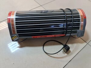 Термоплівка обігрівальна інфрачервона enerpia (Готовий комплект з проводом та вилкою) 0.50 х 0.50