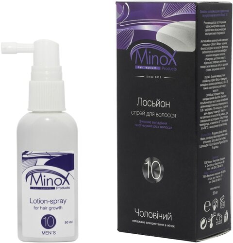 Cпрей для волосся MinoX 10%1 флакон)