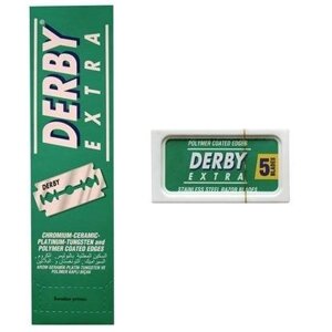 Леза Derby Extra stainless double edge box, Derby, 100 шт. пак.