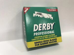 Леза половинки Derby Professional singl edge razor blade, Derby, 100 шт. упак.