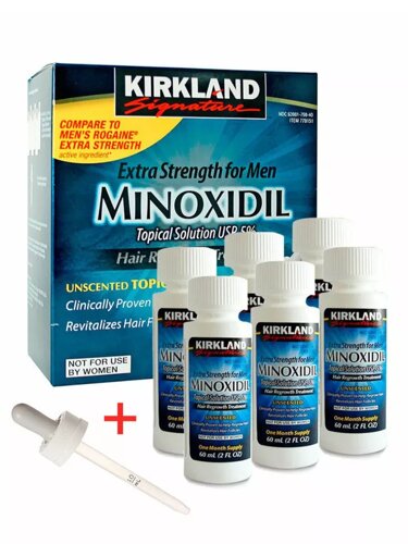 Лосьйон minoxidil 5% KIRKLAND (6 флаконів) + дозатор
