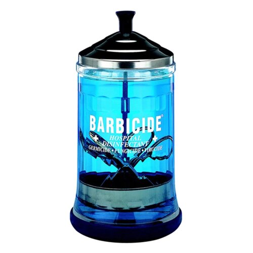 Скляний Контейнер для дезінфекції інструментів Mid Size Jar Barbicide, Barbicide, 750 мл