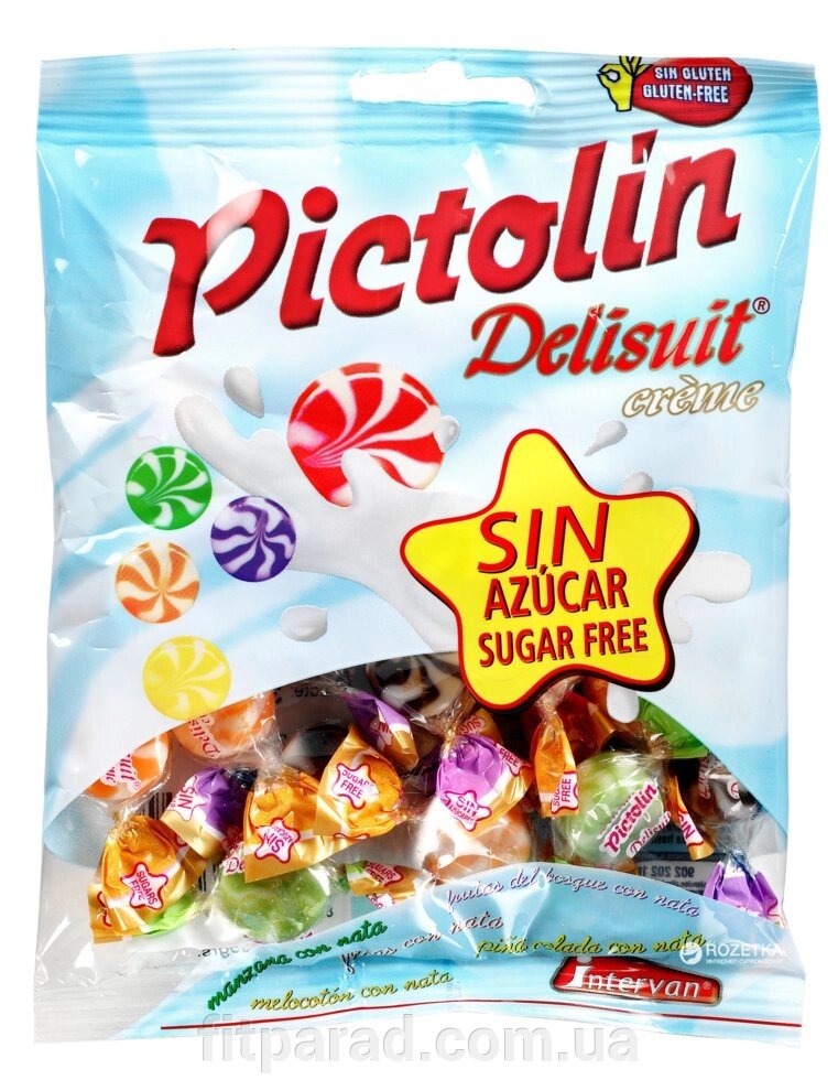 Асорті фруктово-вершкових цукерок без цукру, Pictolin від компанії ФітПарад - фото 1