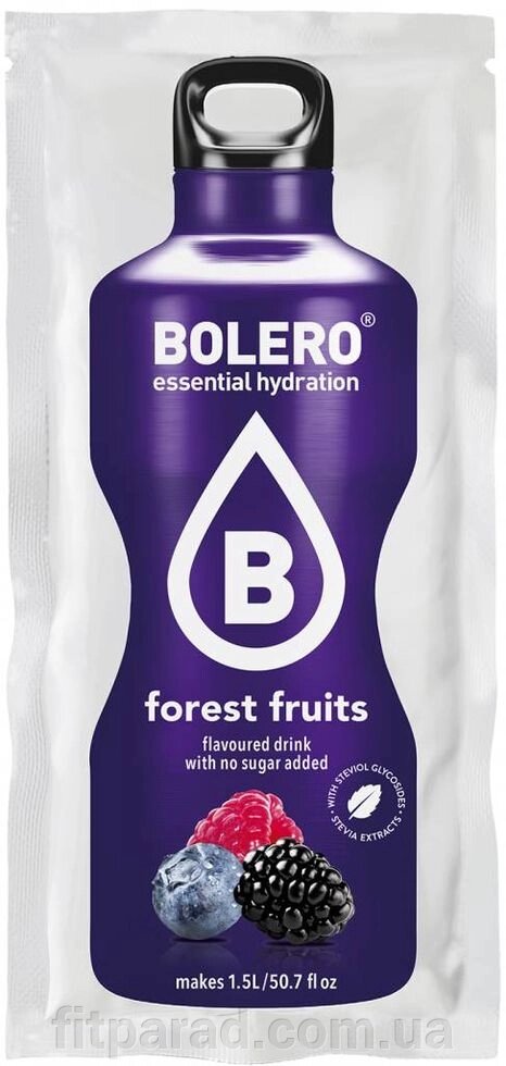 Bolero Drinks без цукру ЛІСОВІ ЯГОДИ від компанії ФітПарад - фото 1