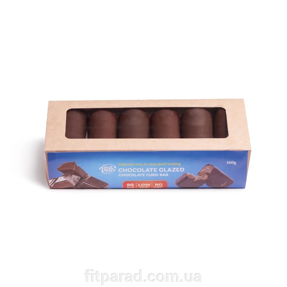 Глазуровані сирки з какао "VELN" / "ВЕЛН", без цукру від компанії ФітПарад - фото 1