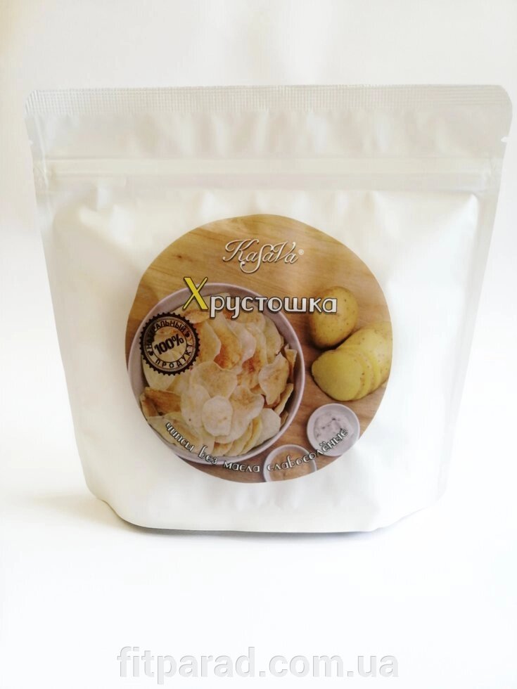 Картопляні чіпси "Хрустошка" ЕКО, 40 г від компанії ФітПарад - фото 1