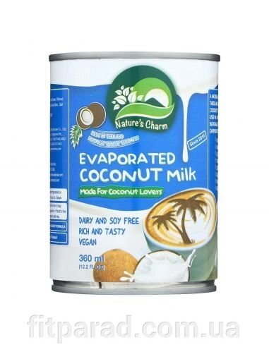 Молоко кокосове випарене Natures Charm, 360 мл від компанії ФітПарад - фото 1