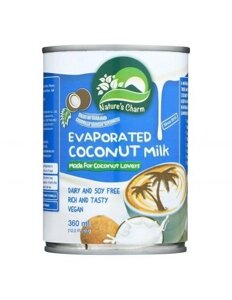 Молоко кокосове випарене Natures Charm, 360 мл