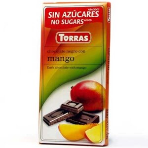 Torras Чорний шоколад з МАНГО без цукру