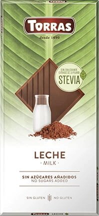 Torras Молочный шоколад со стевией, без сахара від компанії ФітПарад - фото 1