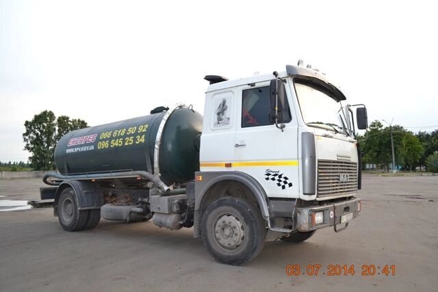 Викачка ям. Оренда вакуумної машини в Києві та Київській області від компанії Послуги асенізатора У КИЄВІ ТА ОБЛАСТІ - фото 1