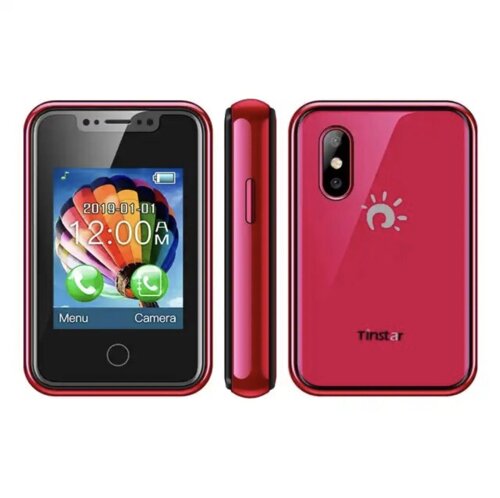Міні мобільний телефон AIEK BM 8XR 2SIM Mini Червоний