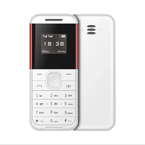 Міні мобільний телефон AIEK BM222 2SIM Білий