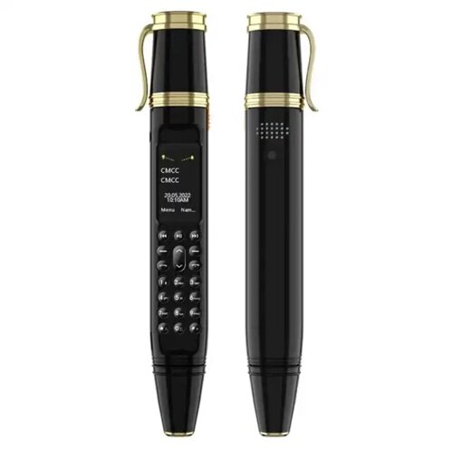Міні мобільний телефон ручка AIEK BM111 2SIM Чорний