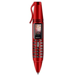 Ручка мобільний телефон портативний з камерою 0.08 MP і Bluetooth AK 007 (Червоний)