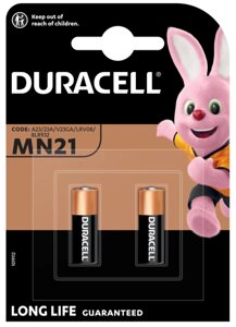 Батарейка duracell MN21 BLN 01x10 2 шт.