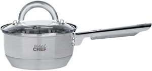 Ківш BRAVO CHEF 14 см (1.15 л) з кришкою (BC-4001-14)