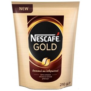 Кава розчинна Nescafe Gold 210г