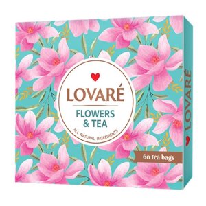 Колекція чаю Lovare Flowers & Tea 60 шт