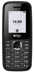 Мобільний телефон ERGO B184 Dual Sim (чорний)