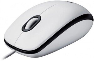 Миша logitech mouse M100 білий - USB - AKOYA hangtab BOX M100