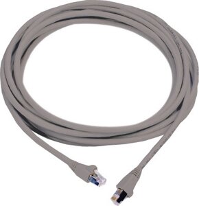 Патч-корд RJ45, 568A/B, FTP, powercat 6, LSZH, 1 м, сірий, MOLEX