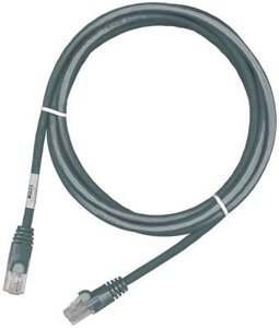 Патч-корд RJ45, 568A/B, FTP, powercat 6, LSZH, 2 м, сірий, MOLEX