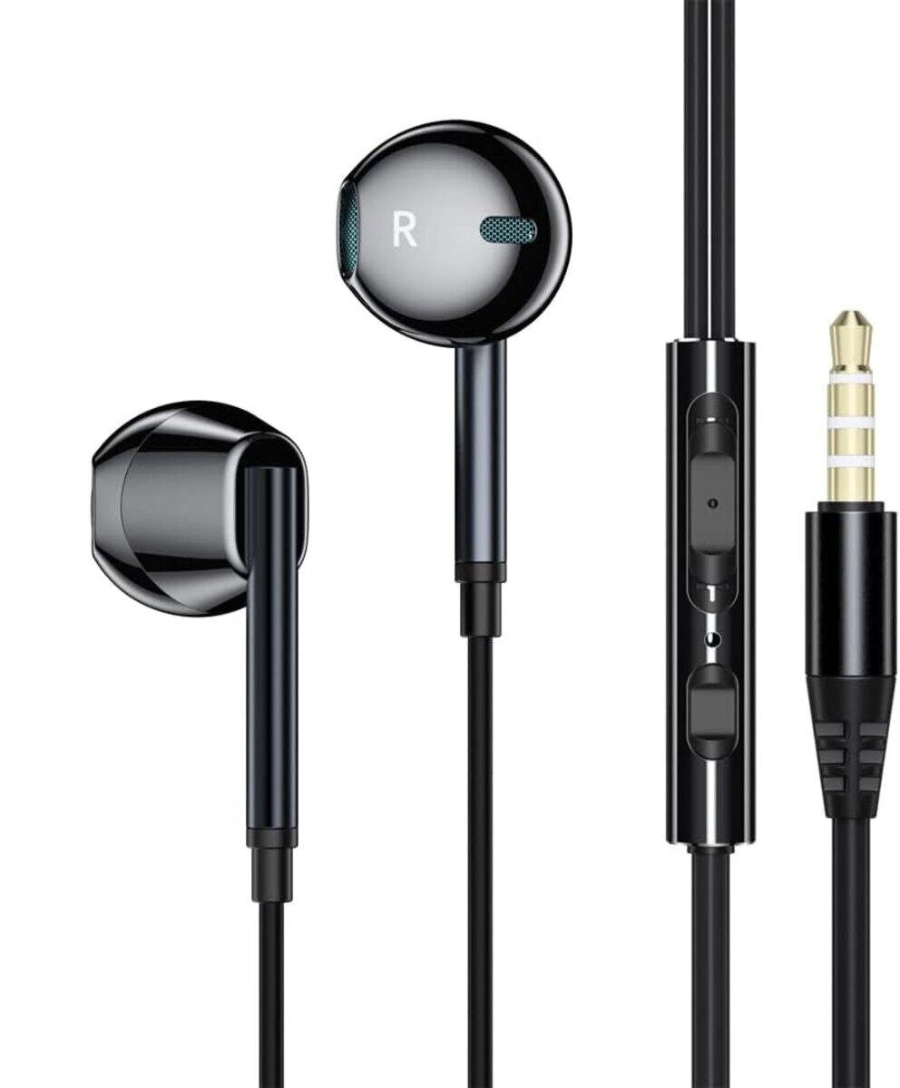 Навушники ESSAGER M15 3.5mm Earphone Black - опт