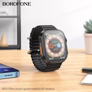 Смартгодинник Borofone BD3 Ultra smart sports watch (call version) Black