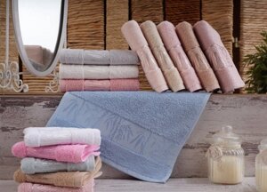 Текстиль банний THE TEXTILE Руш. д/обличчя 50*90 70% бавов. 30% бамб. MIX Бамбук