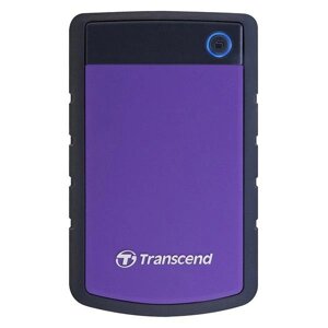 Зовнішній жорсткий диск TRANSCEND 1TB TS1TSJ25H3P Storejet 2.5" H3 Фіолетовий